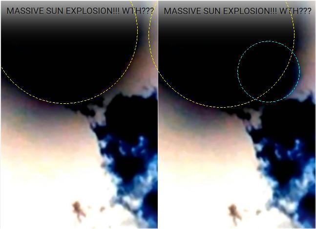 ESPLOSIONE di 2 corpi del SECONDO SOLE,