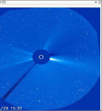 LASCO C3 ha una visuale di 14 -troppi!