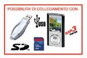 REGISTRATORE CASSETTA Colori disponibili: WH - CBSL EAN: 8002829 602771 WH AHB 0276 MP3 WH LETTORE CD/MP3