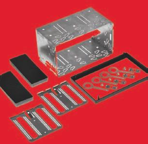 dotazione Alimentazione da 12V a 14V negativo a massa Dimensioni: 178(L) x 165(P) x 110(H) mm Conf.