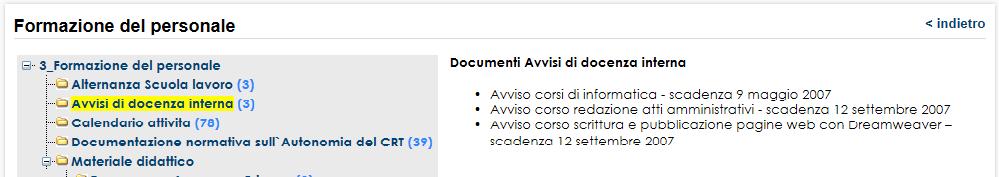 Facciamo presente che manca il pdf di alcuni documenti. Li riconoscete nell elenco dei documenti perché sono di colore nero invece che di colore azzurro. (Fig.3) (Fig.