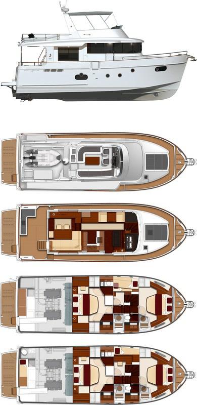 CARATTERISTICHE GENERALI Lunghezza fuori tutto*: 14,99 m 49 2 Lunghezza scafo: 13,33 m 43 9 Larghezza scafo: 4,65 m 15 3 Dislocamento a vuoto: 16 000 kg 35,264 lbs Altezza massima**: 6,64 m 21 9