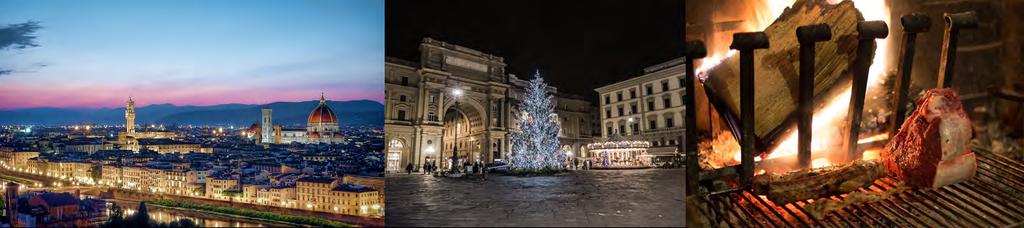 CAPODANNO A FIRENZE Capodanno a Firenze con la Bistecca 185 230 2-3 BB in hotel 4* a Calenzano (FI) + Cena il 31.12 in ristorante tipico a Firenze composta da: antipasto, bistecca fiorentina (000 g.