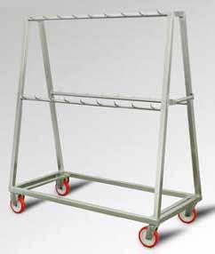 111 CARRELLO INOX PORTA FRATTAGLIE SUINE