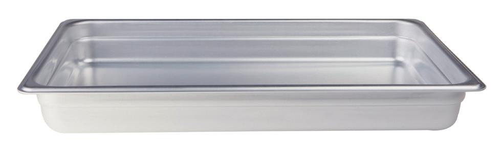 aluminium GN 1/1 Aluminium Behälter / Cubeta GN 1/1 en aluminio Bacinella gastronorm alluminio 1/1 Size Code cm in H cm H in Bar Code ALMA182C100 53x32,5 20 7/8 x12 13/16 10 3 15/16 8007441145651