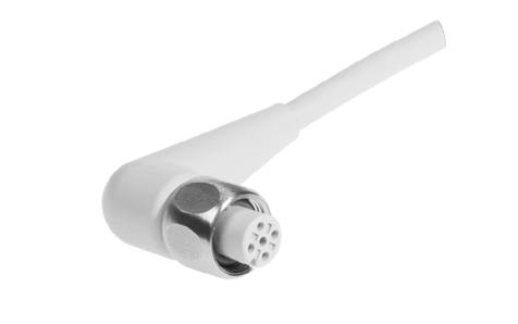 4404) ZPH1-32C0 Connettori igienici con bordo in acciaio inox, grado di protezione fino a IP69K (M12-A, a 4 pin,