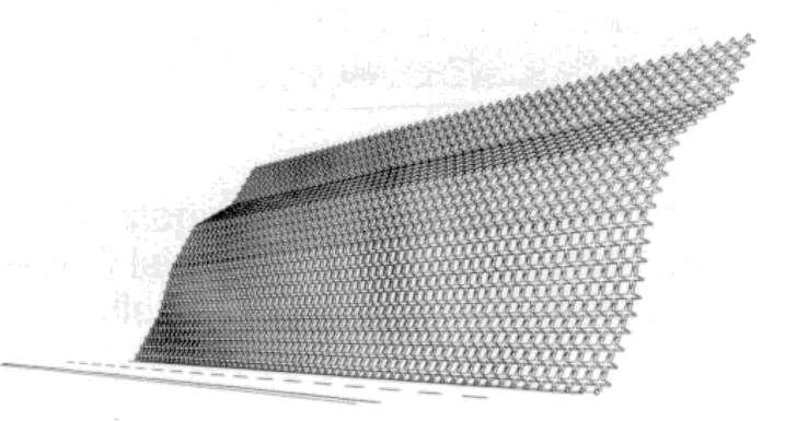 Elemento modulare e componibile prefabbricato in calcestruzzo inerte da riciclo per la rimodellazione ambientale e interventi di pronto impiego quali frane o