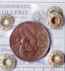 00 765 - VITTORIO EMANUELE III 1900-1943 Centesimi 10 Ape 1919 -  4