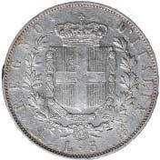 II 1869 Busto a  25 Ag Ø 37 BB+ NC Gigante