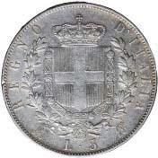 1861-1878 Lire 5 1875 - Milano D/