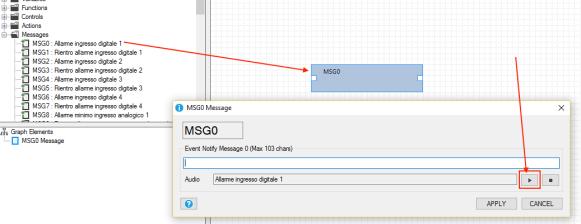 Modifica dei file audio I file audio di default