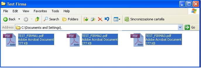 6.1 Firmare digitalmente più file in formato