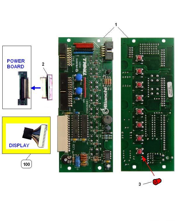 Tav 260 ELETTRONICA SCHEDA ELETTRONICA 1 26028926 SCH-PULSANT.SPRINT SEL.