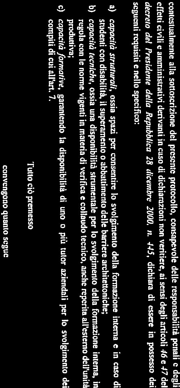 effetti civili e amministrativi derivanti in cas di dichiarazini nn veritiere, ai sensi degli articli 46 e 37 del durata delta frmazine interna ed esterna sn definiti dal reglament reginale i.