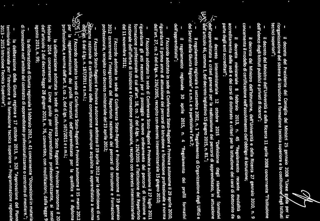 Pagina 4175 la il decret del Ministr dell istruzine, dell università e della Ricerca 27 gennai 2010, n.