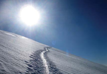 Nel corso di questi anni la Scuola ha avviato alla meravigliosa pratica dello sci alpinismo centinaia di appassionati, insegnando a valutare e prevedere i rischi della montagna.
