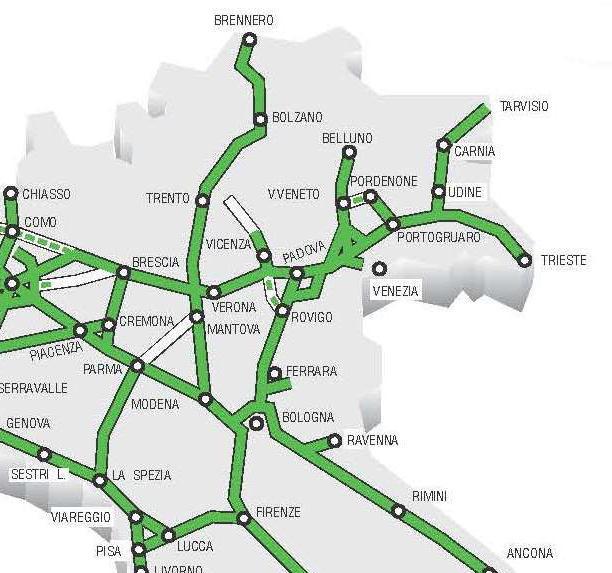 Cantieri autostradali NON amovibili NORD-EST 15 Luglio 31 Agosto 2011 A4 Torino Trieste Interconnessione con A22 dal km 273+700 al km 276+800 (dal 22 al 28 agosto) A23 Tangenziale ovest di Udine A1