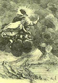 20 luglio 18 agosto 1707 Eruzione esplosiva Venne colpito il territorio di Napoli,
