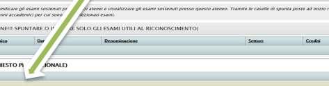 si richiede il riconoscimento - con cura di allegare in formato.