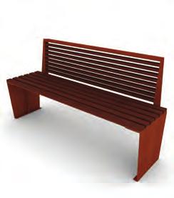 finiture disponibili available finishes MARILYN panchina bench 9010 NATURAL WOOD 9010 IROKO WOOD GALVANIZED NATUR.