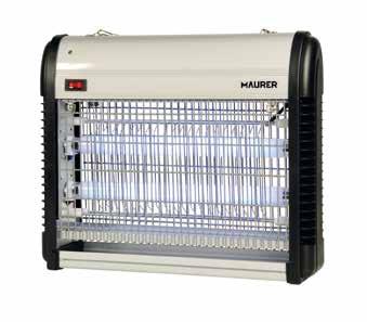 insect killer Potenza 29 watt 2 lampade fluorescenti da 10 W 30 m 2 raggio d azione Con trasformatore magnetico a scarica continua di 2500 Volt.