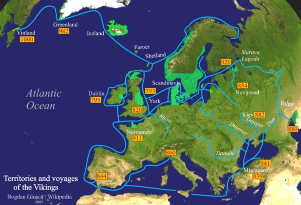 I VICHINGHI O NORMANNI uomini dei vik (fiordi) o uomini del nord Provenivano dalla Scandinavia (Norvegia,