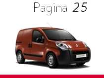 CITROËN NEMO VAN EQUIPAGGIAMENTI DI SERIE Pagina 25 VAN ABS ESP Airbag conducente Antiavviamento elettronico Contagiri Copricerchi "mezzo" (pneumatici 185/65 R15) Presa 12V in cabina Porte posteriori