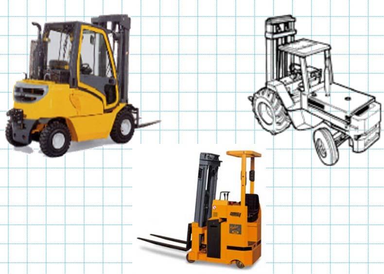 Le attrezzature di lavoro Carrelli elevatori semoventi con conducente a bordo Carrelli industriali semoventi: qualsiasi veicolo dotato di ruote (eccetto quelli circolanti su rotaie) concepito per