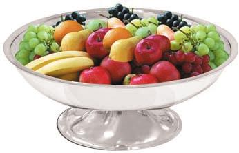 cm. Porta frutta in acciaio Fruit bowl in 