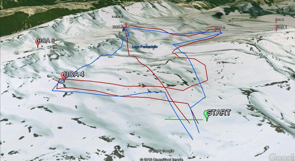 FORMAT DI GARA 2: FREERIDE FORMAT FREERIDE Posizionamento di 6 fisse Boe. Il Direttore di Gara indicherà in base alle condizioni meteo le boe valevoli per la Gara.