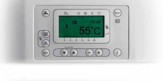 10 PROGRAMMAZIONE, REGOLAZIONE E CONTROLLO DIGITALE: ADVANCED CPS SYSTEM Tutta la gamma Luna HT è dotata di un ampio pannello di controllo: ogni tasto attiva una funzione specifica e nel display LCD