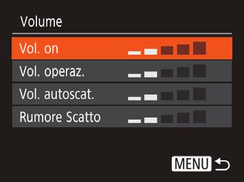 Regolazione delle funzioni di base Le funzioni di base sono configurate nella scheda [ ] del MENU (= 22). Personaliare le funzioni di uso comune in base alle proprie esigenze, per maggiore comodità.