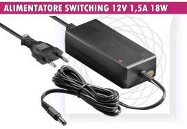 0A 24W HR320550 HR321200 HR321202 ALIMENTATORE 5V 5A 2XSPINE 25W ALIMENTATORE UNIVERSALE SWITCHING STABILIZZATO 12V 1A Ideale per alimentare