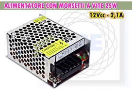 199x98x38 mm" ALIMENTATORE BOX MET. 100W 24V HR461015 ALIMENTATORE BOX MET.