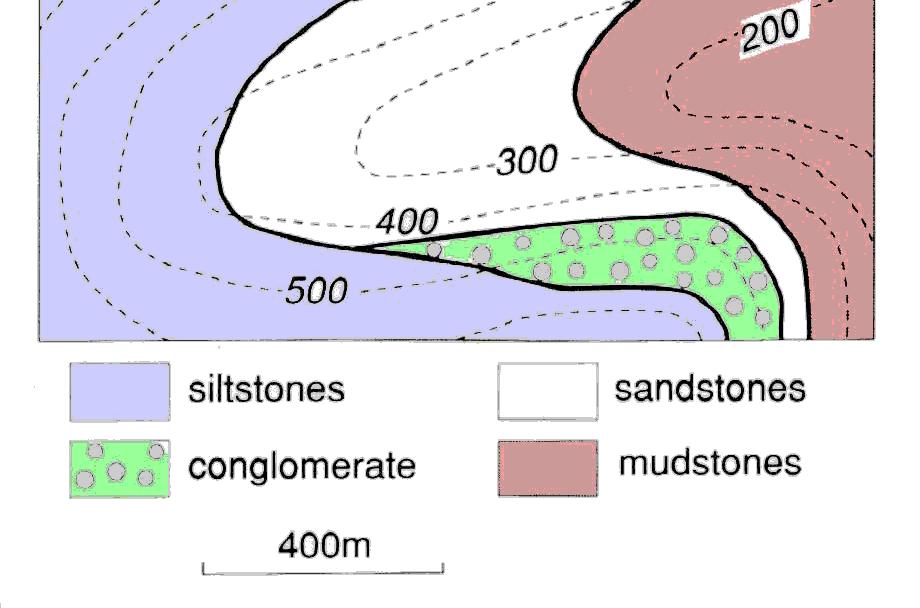 delle orizzontali (valido nel caso di strutture geologiche con