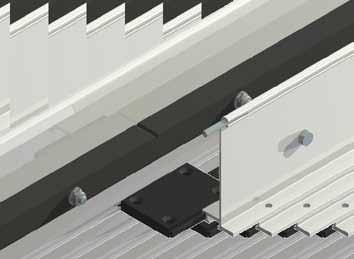 SUPPORTI Canali in alluminio I canali in alluminio (altezza 120mm) sono perfettamente adatti per il montaggio a pavimento per lunghe corse con catene portacavi della tipologia Kolibri.