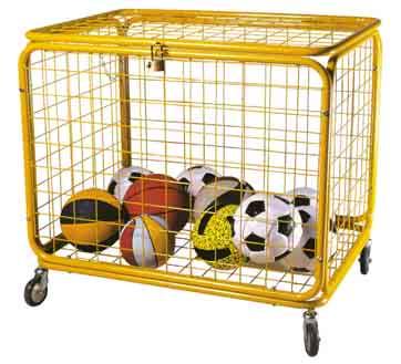 pieghevole con lucchetto Basket for Balls painted with