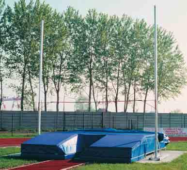 Art. S02552 Coppia ritti salto in alto scolastici altezza cm.200 Scholastic High Jump height 200 cm. Art.