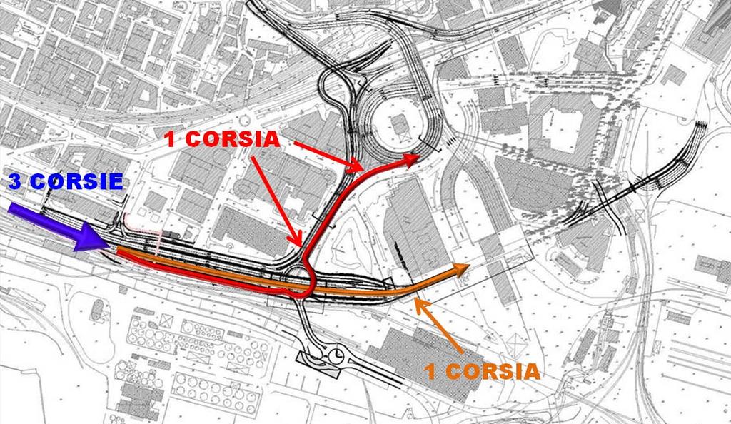 RIDUZIONE CORSIE LUNGOMARE CANEPA DIREZIONE LEVANTE 1.