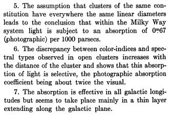 di ammassi aperti Il diametro lineare di ammassi simili sembra decrescere con la distanza Se la nostra posizione nella Galassia non è privilegiata, il risultato implica l esistenza di qualche forma