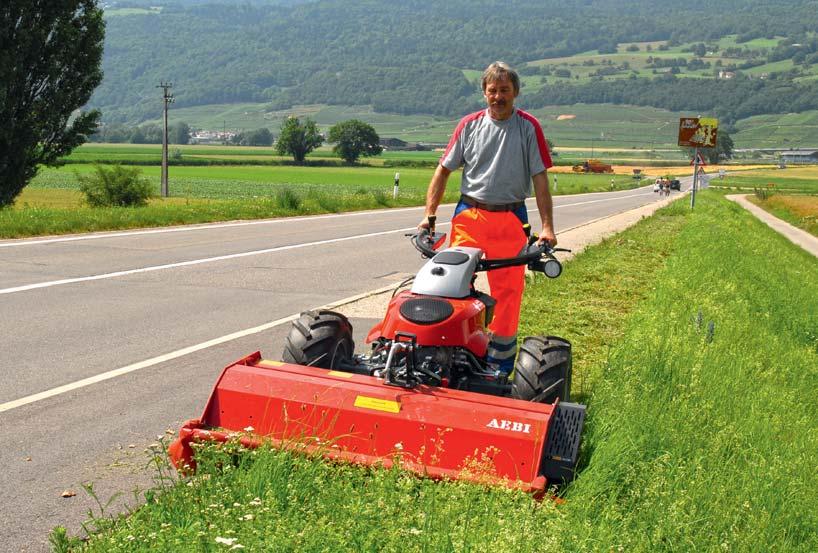 Il Combicut è capace anche dei lavori più duri I Combicut Aebi CC110, Aebi CC36, Aebi CC56 and Aebi CC66 sono