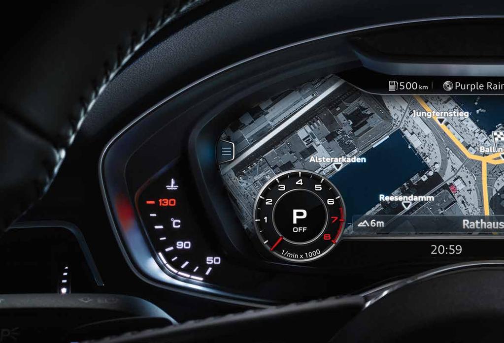 12 Audi A5 Coupé High tech ai massimi livelli, grazie all Audi virtual cockpit (a richiesta).