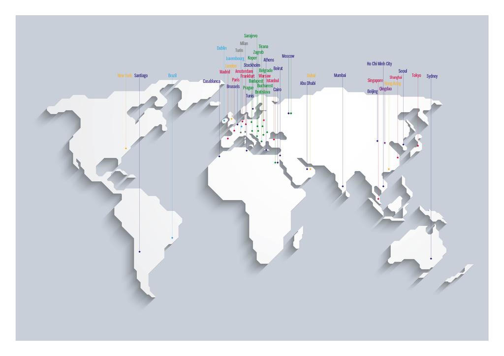 Abu Dhabi Washington Doha Jakarta Head Offices International Subsidiary Banks Corporate Banks