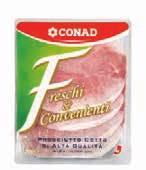 Conad 125 g x 2 2,20 Formaggio grattugiato Grana Padano Conad 100 g 8