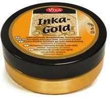 L oro inca è un prodotto di facile applicazione, ceroso, pastoso decorativo, con lucentezza metallica.