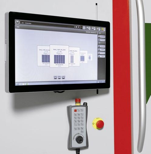 Con pochi gesti delle dita è possibile controllare l intero processo di taglio: Smistare le job list, assegnare i parametri di taglio e definire la modalità automation.