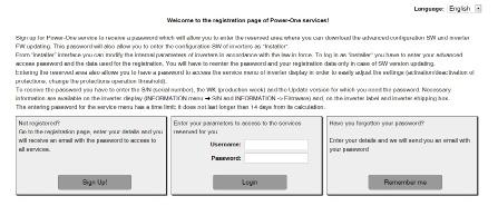 8 - Manutenzione Iscrizione al sito web "Registration" e calcolo della password di secondo livello (menu Service, Admin Plus) Per ottenere la password di secondo livello necessaria per accedere al