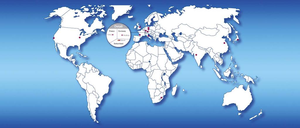 La nostra struttura Holding del gruppo a Reinach, Svizzera 19 centri di produzione in 11 paesi Organizzazioni di Vendita e Service Endress+Hauser in oltre 40 paesi