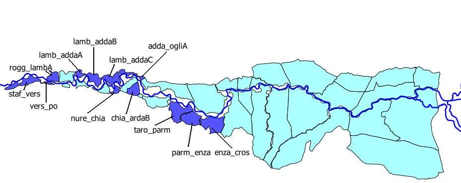 Valutazione semplificata del danno atteso Scenario ipotetico di argini inerodibili