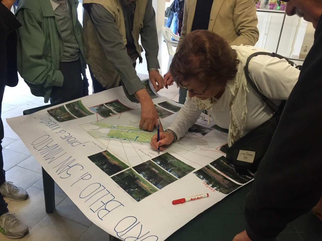 18 maggio 2016 Presentazione ufficiale del progetto: Orti urbani di San Miniato Sul piano sociale l'intervento ha coinvolto il gruppo di ortolani attualmente attivo nella conduzione degli orti.
